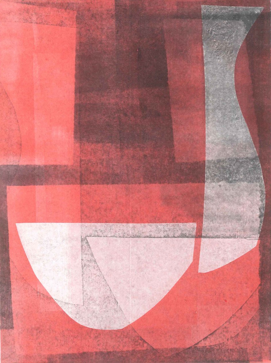 Bowl  Pitcher, 2015 (monoprint, papír) alkotó: Stephen Dow
