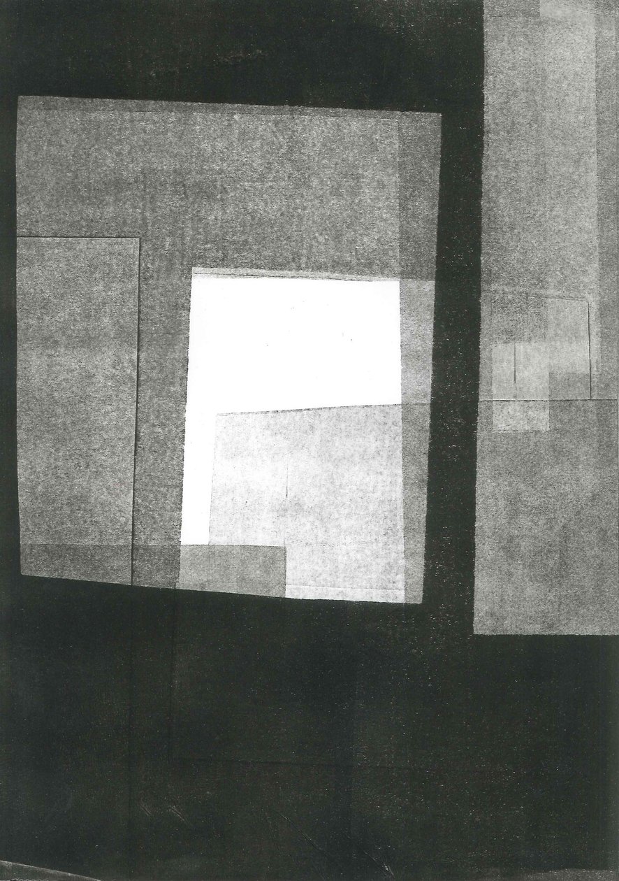 Nocturnus III, 2015 (monoprint papírra) alkotó: Stephen Dow