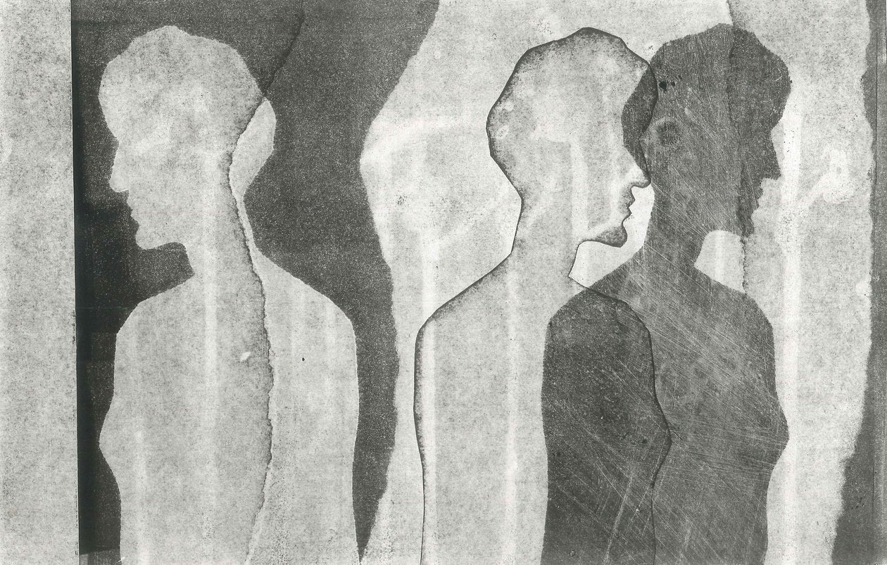 Tears I Bled VIII, 2016 (monoprint, papír) alkotó: Stephen Dow