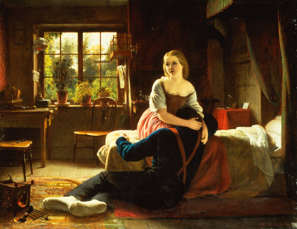 Vigasztalás (olaj, vászon) alkotó: Stephen Francis Cary