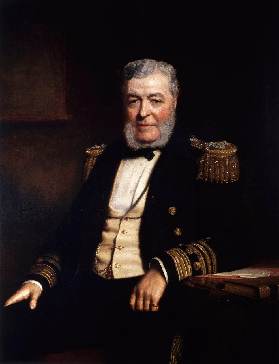 John Lort Stokes admirális (1812-1885), 1879 körül (olaj, vászon) alkotó: Stephen Pearce