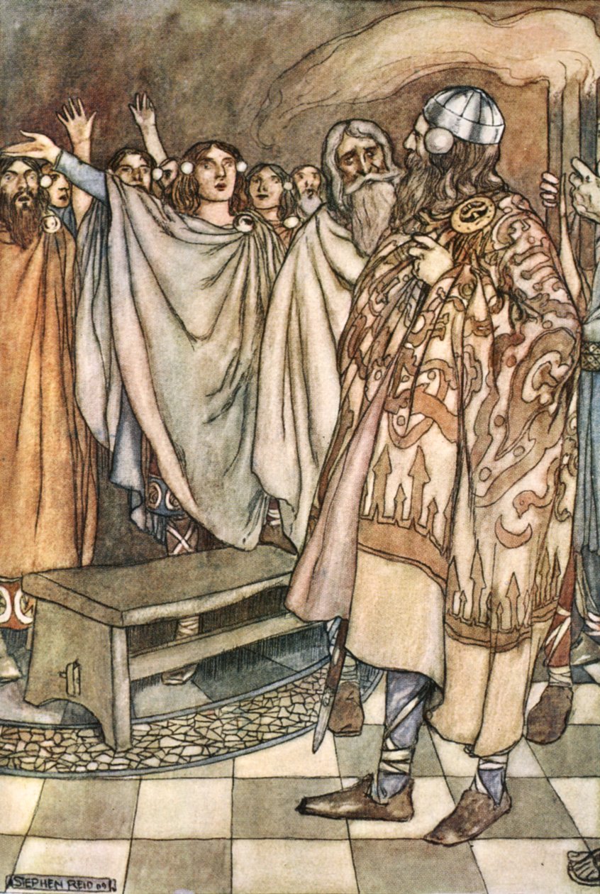 „Hatalmas ujjongás üvöltött az ulsteriek felől”, 1910. alkotó: Stephen Reid