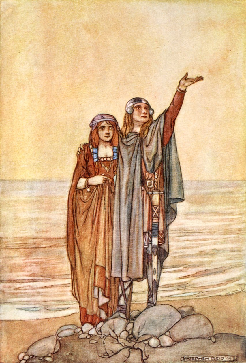 „Kövess engem most Allen dombjára”, 1910. alkotó: Stephen Reid