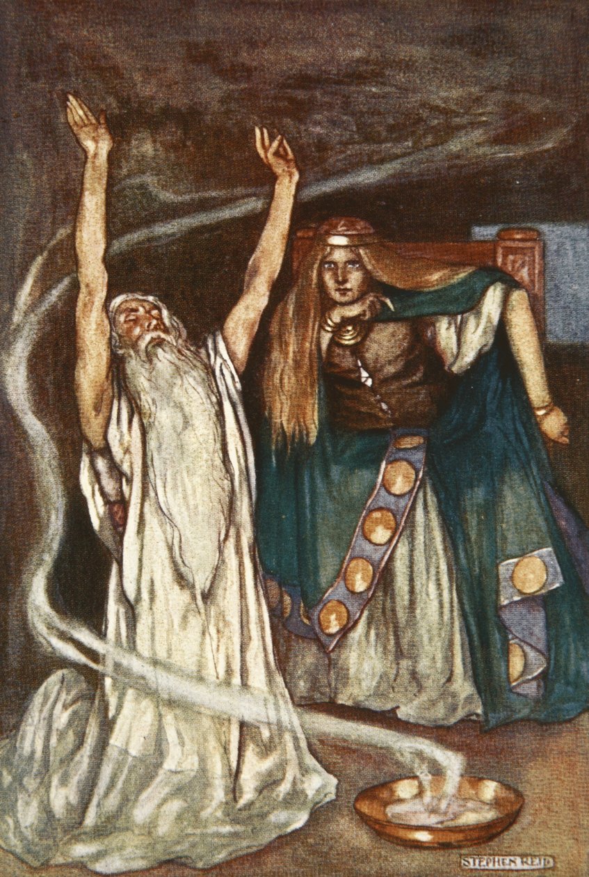 Maeve királynő és a druida, Eleanor Hull (1860-1935) 