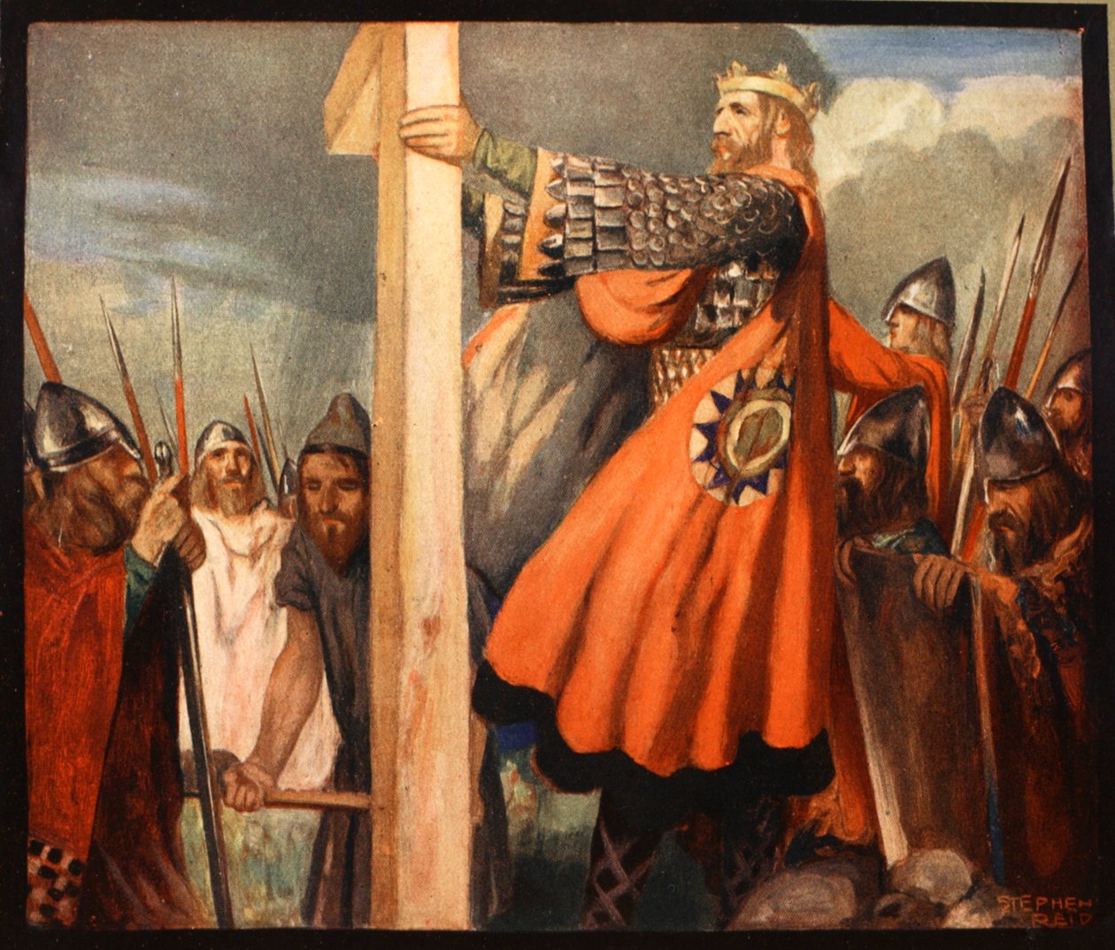 Saint Oswald, illusztráció a 
