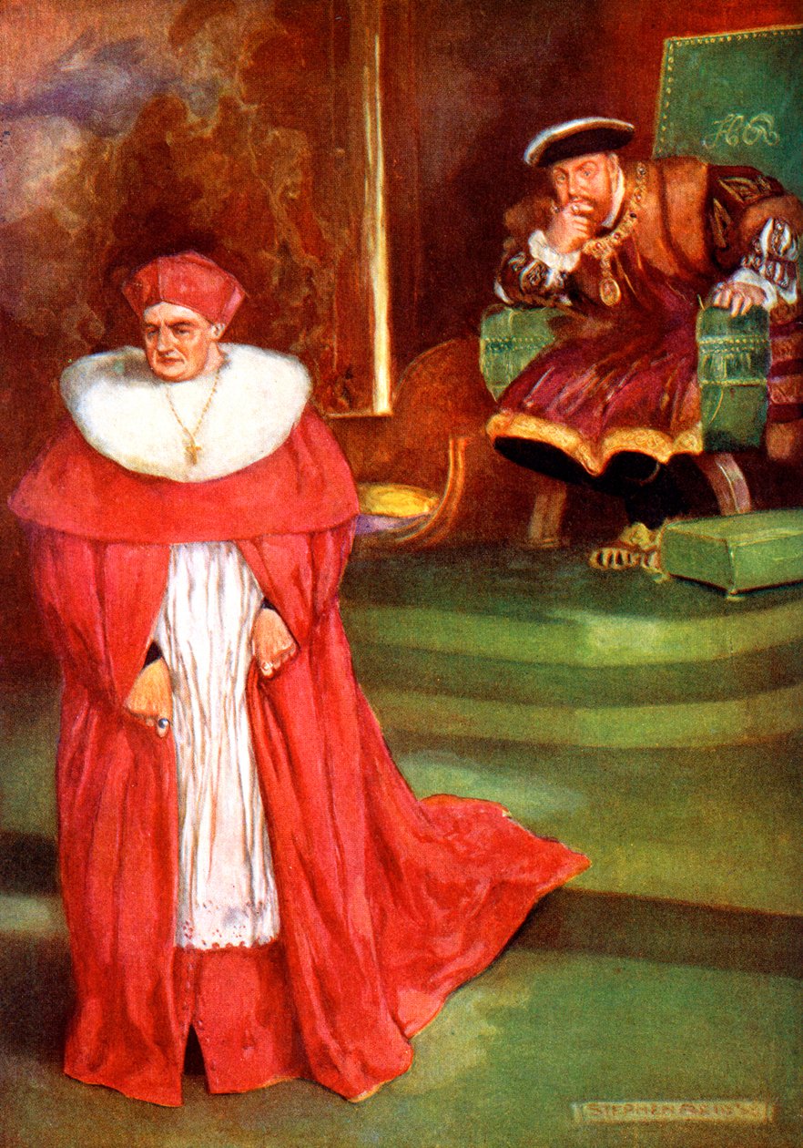Wolseys-interjú VIII. Henrik királlyal, 1909. alkotó: Stephen Reid