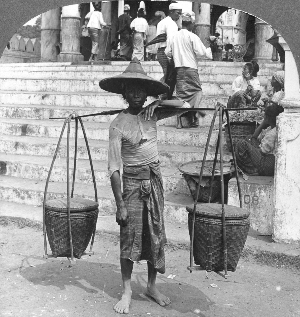 A sokat használt burmai fuvarozó, Rangoon, 1908 alkotó: Stereo Travel Co