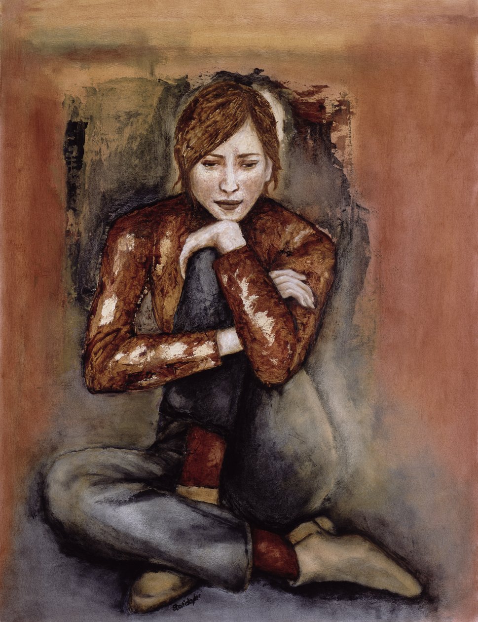 In Her World, 2005 (toll és tinta olajjal, papíron) alkotó: Stevie Taylor