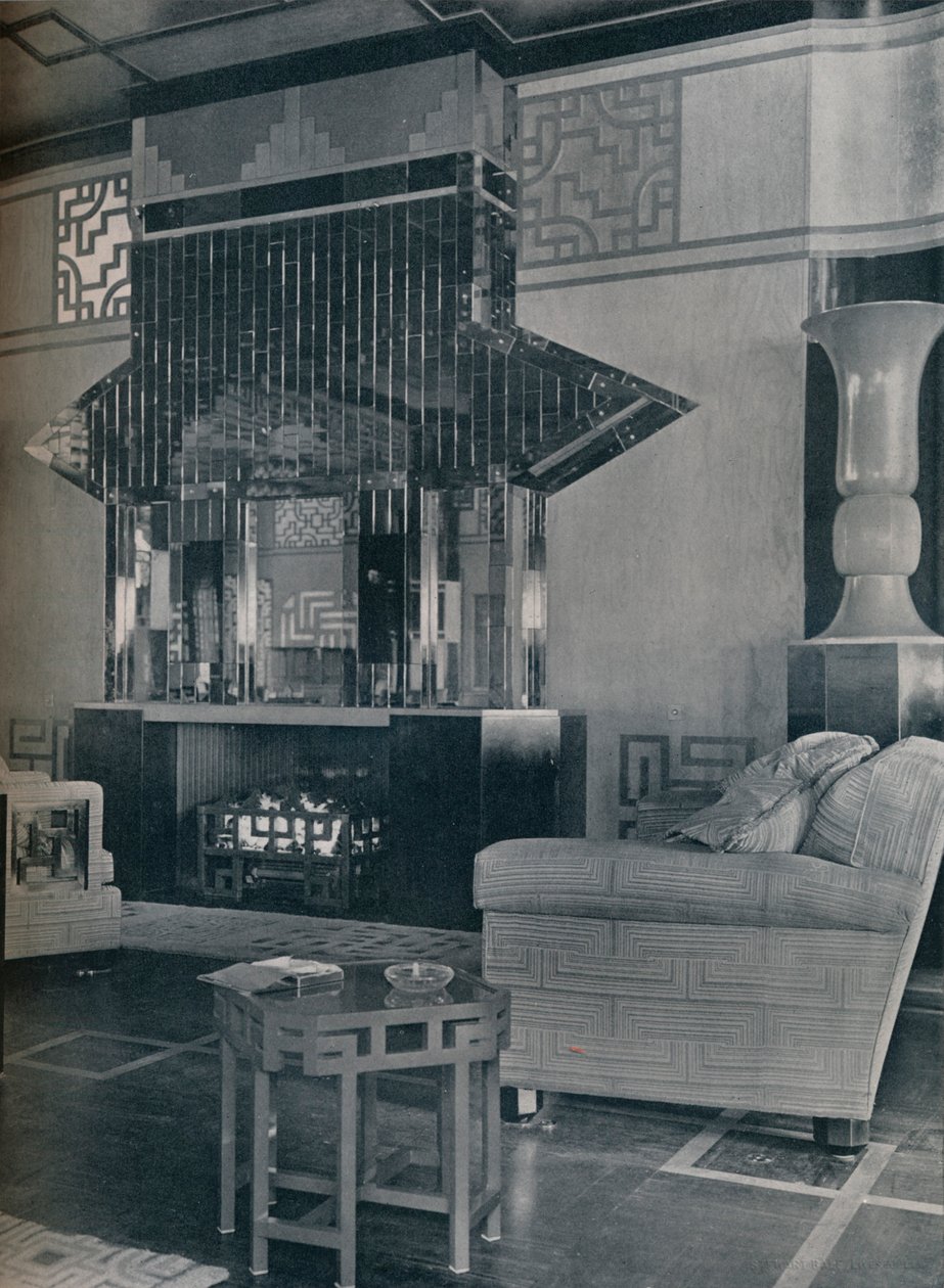 A Cathay Lounge az S.S. Empress of Britain fedélzetén, 1931 alkotó: Stewart Bale Limited