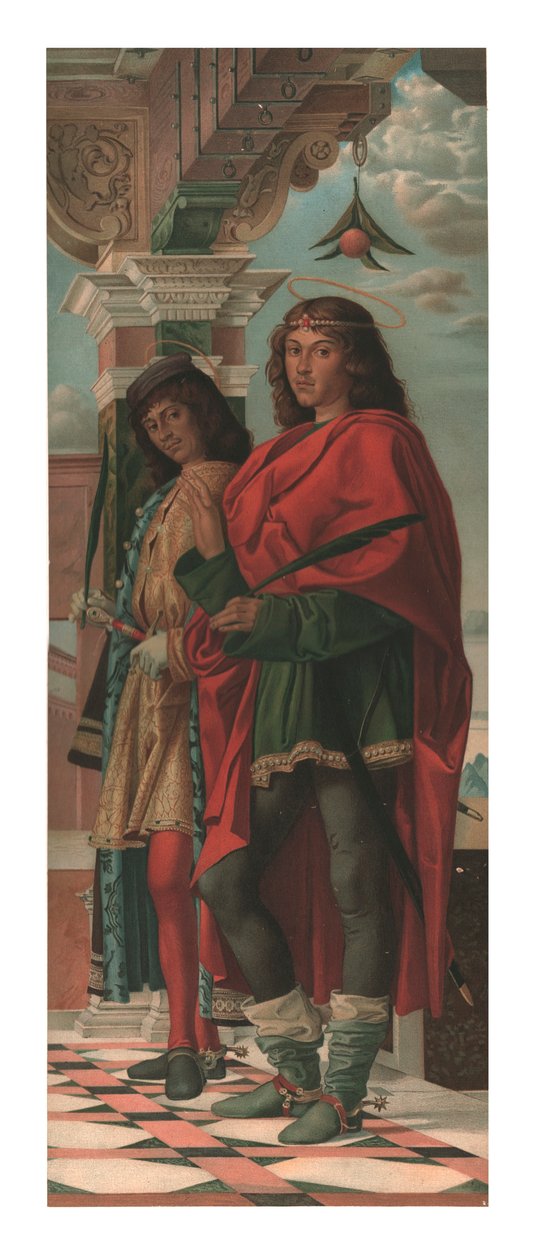 Szent Názár Szent Celsussal, 1874. alkotó: Storch and Kramer