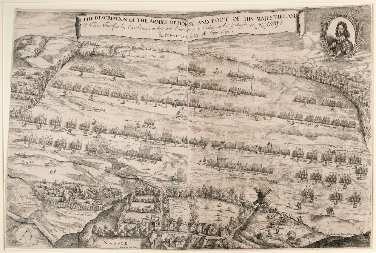 Őfelségei Ló- és Lábseregeinek leírása, és Sir Thomas Fairefax; 1645 júniusának tizennegyedik napja alkotó: Streeter