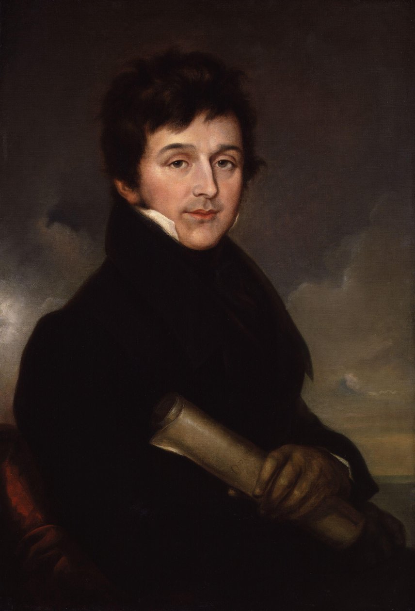 Charles Edward Horn zeneszerző portréja 1786-1849, kb. 1825 alkotó: Stroely