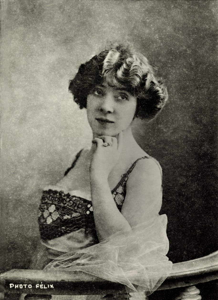 Amelie Dieterle francia művésznő portréja ( 1871) alkotó: Studio Felix