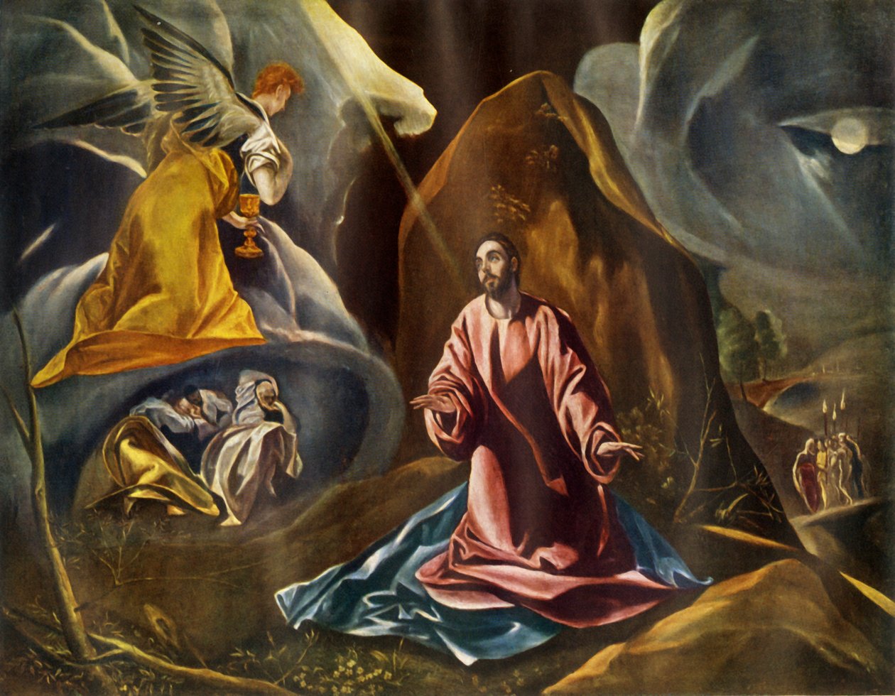 „Az agónia a Getszemáni kertben”, 1590-es évek, 1946. alkotó: Studio of El Greco