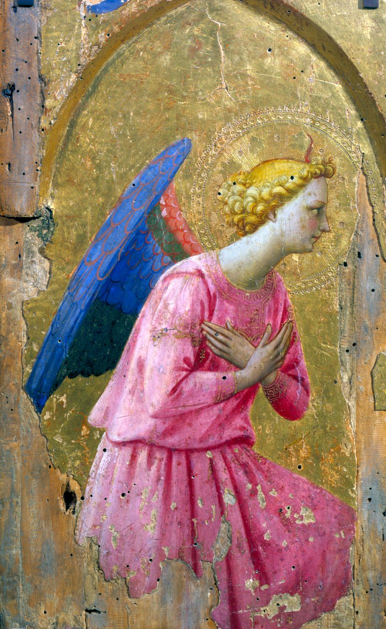 Angyal az imádatban, 15. század közepe alkotó: Studio of Fra Angelico