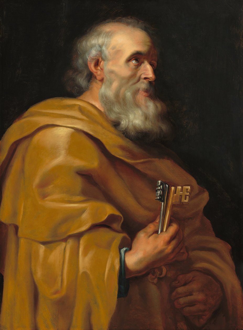 Szent Péter, c. 16161618. alkotó: Studio of Peter Paul Rubens