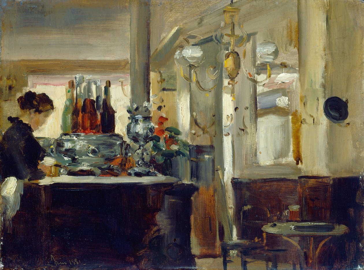 Jó Bock kávézó alkotó: Style of Edouard Manet