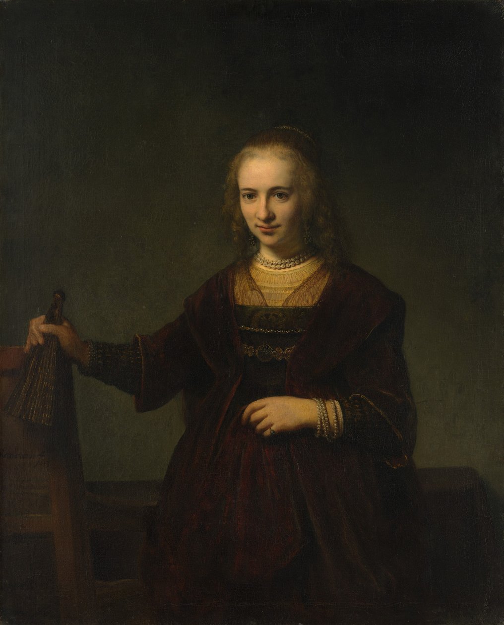Egy nő portréja. alkotó: Style of Rembrandt
