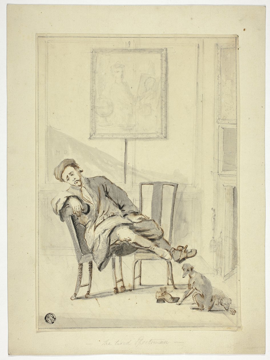 A fáradt sportoló alkotó: Style of William Hogarth
