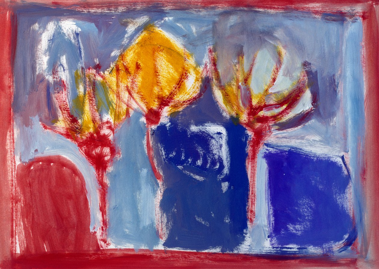 Három fa, 2002 (akril, papír) alkotó: Sue Jamieson