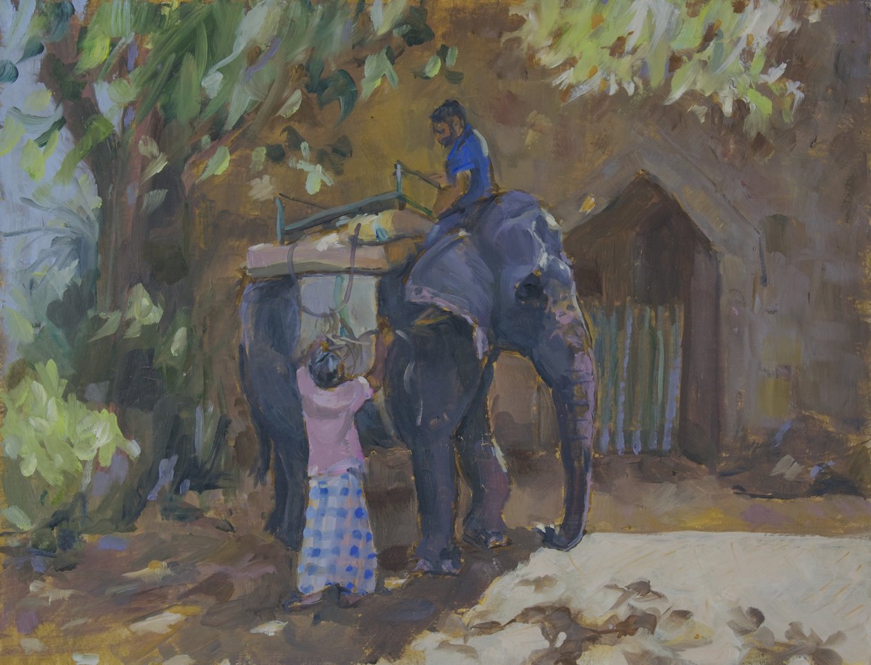 Elefánt, Sri Lanka, 2015, alkotó: Sue Wales