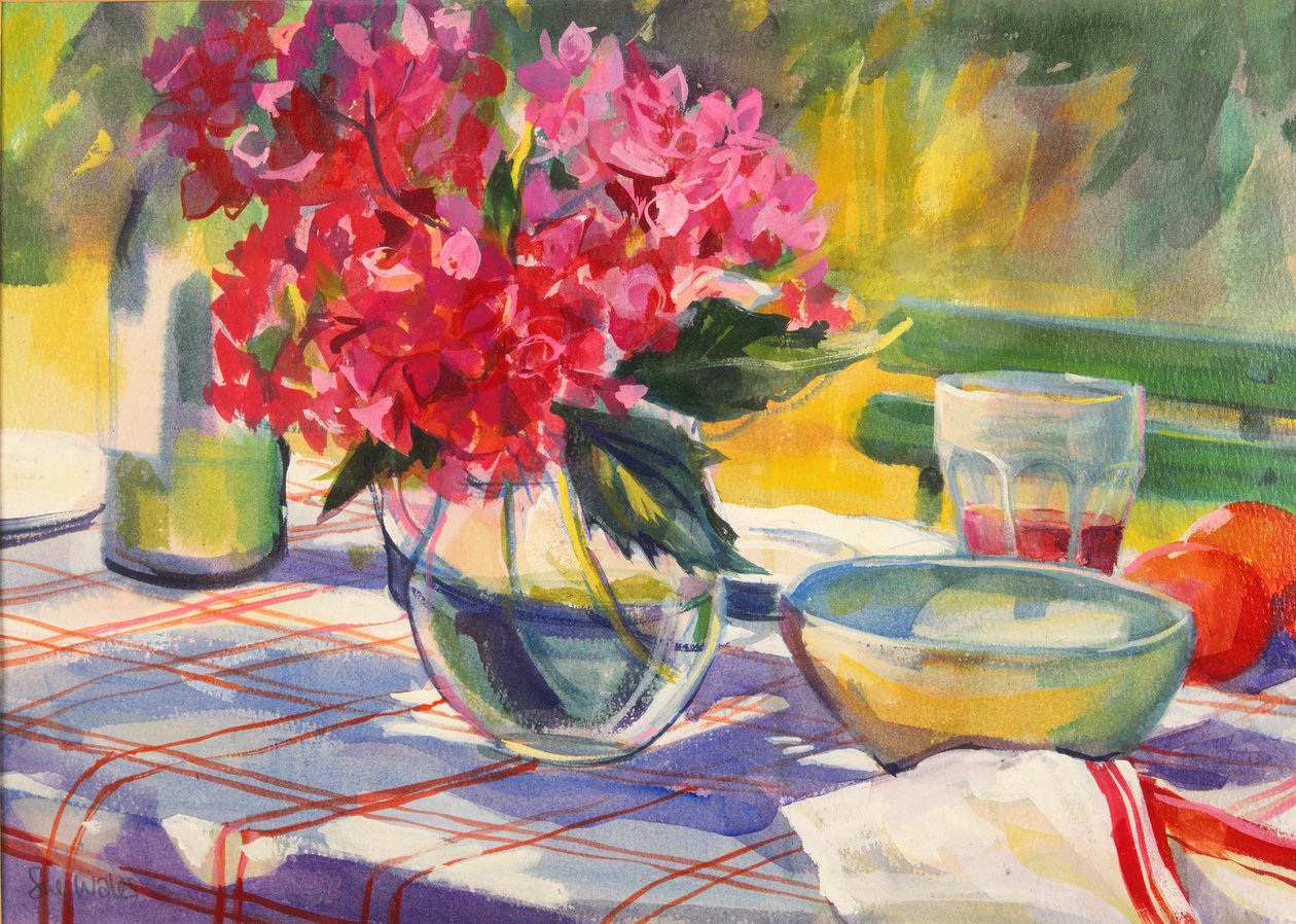 Francia kerti asztal, 1999, alkotó: Sue Wales