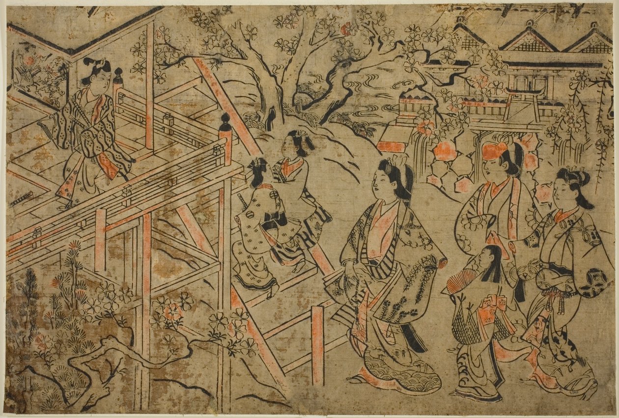 A Kiyomizu templom megtekintése alkotó: Sugimura Jihei