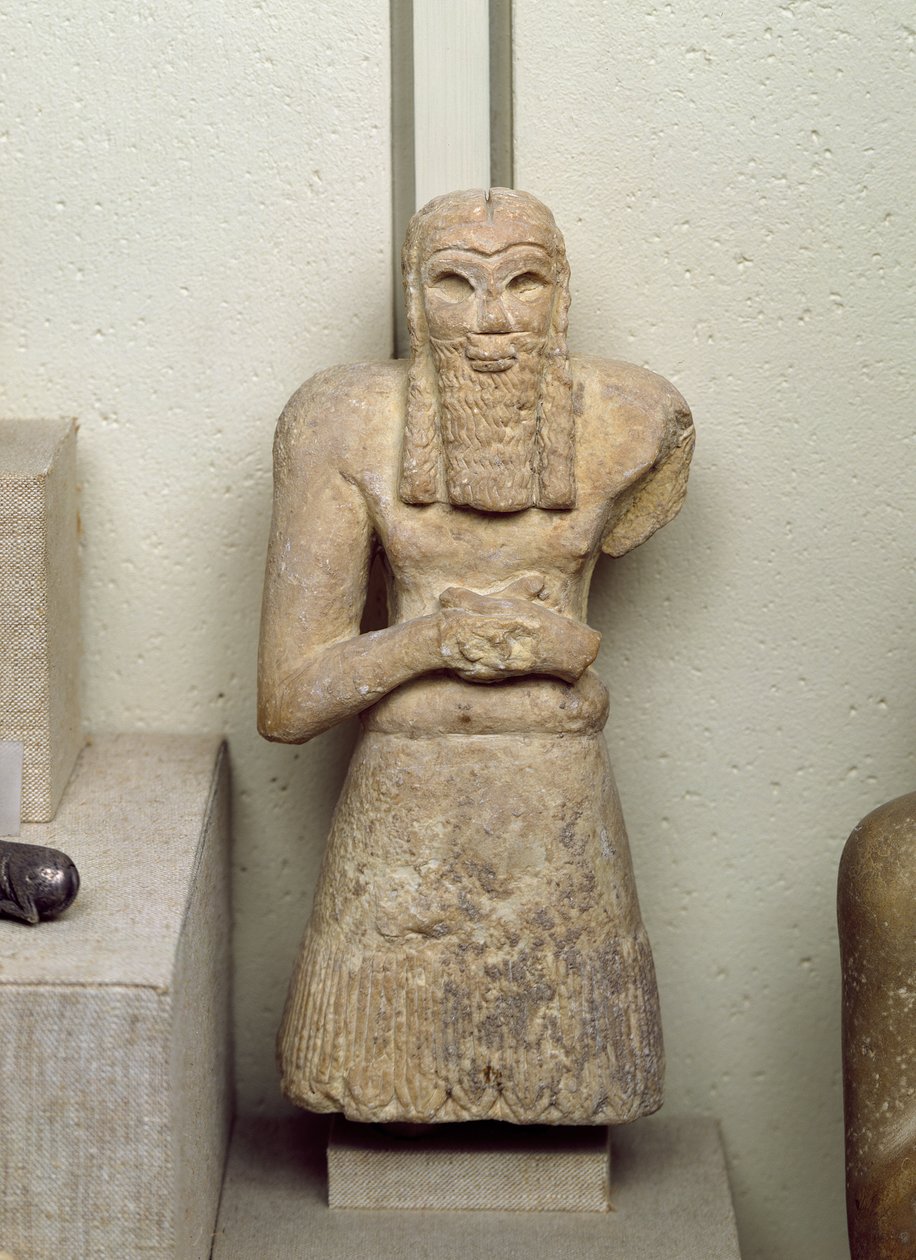 Ginak, Edin herceg szobra Irakból, ie 2800-2300 alkotó: Sumerian