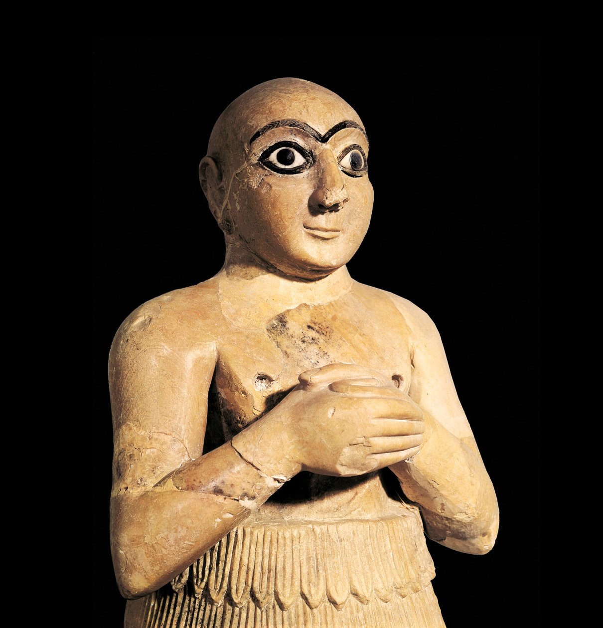 Szelim, Mari király fivére Szíriában, Kr.e. 3. évezred (szobor) alkotó: Sumerian Sumerian