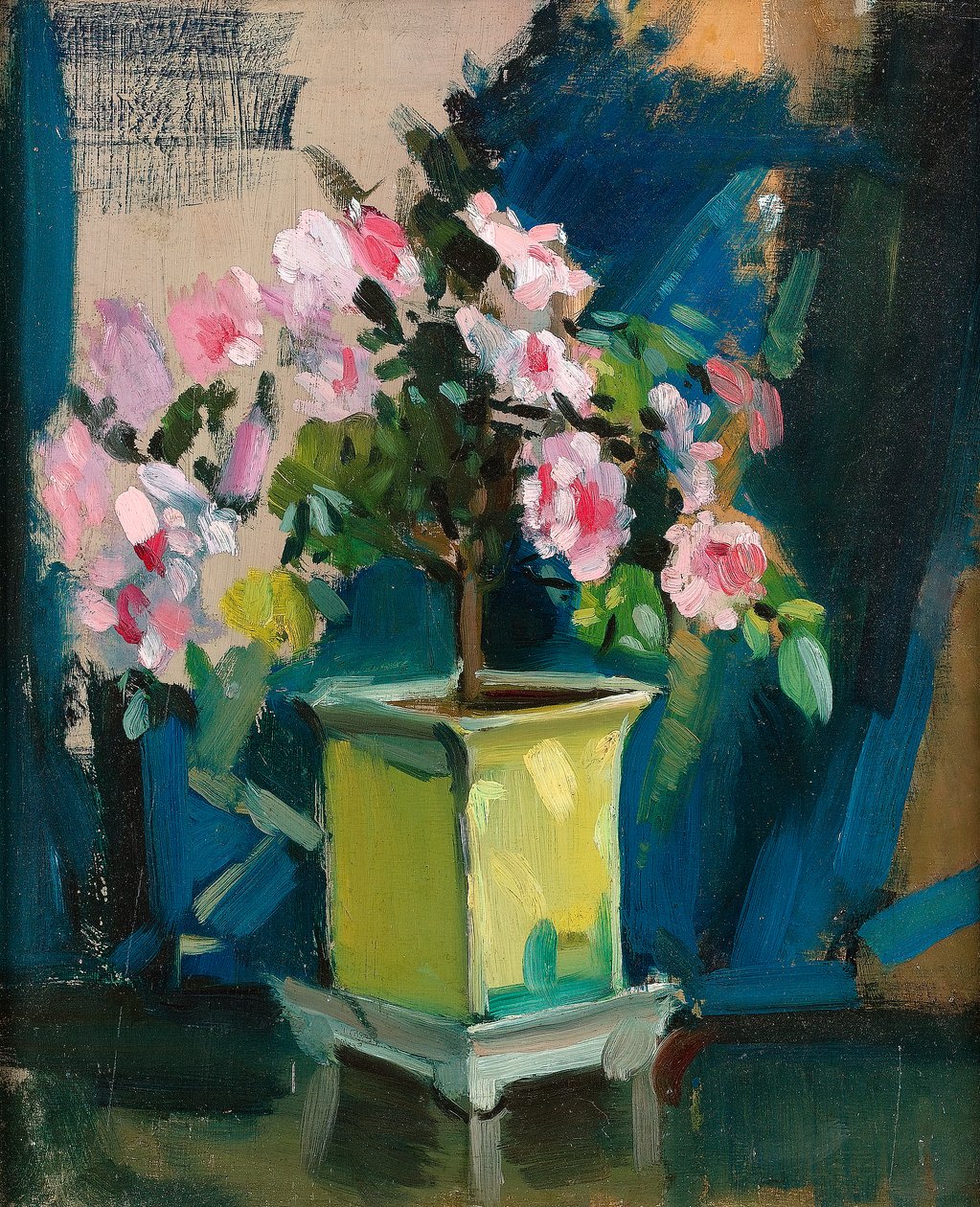 Camellia, 1920 körül (olaj, panel) alkotó: Sunderland Rollison