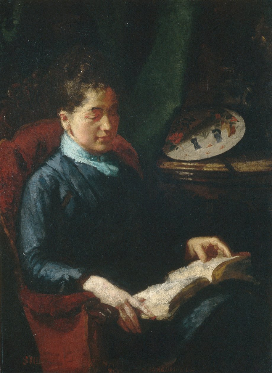 Olvasó asszony, 1879-84 alkotó: Susan Macdowell Eakins