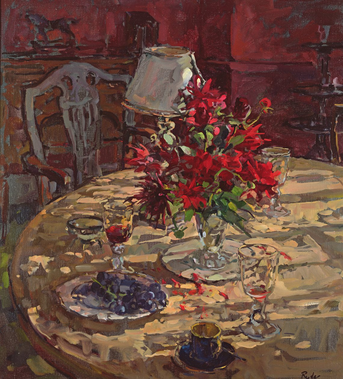 Napfény és Dáliák alkotó: Susan Ryder