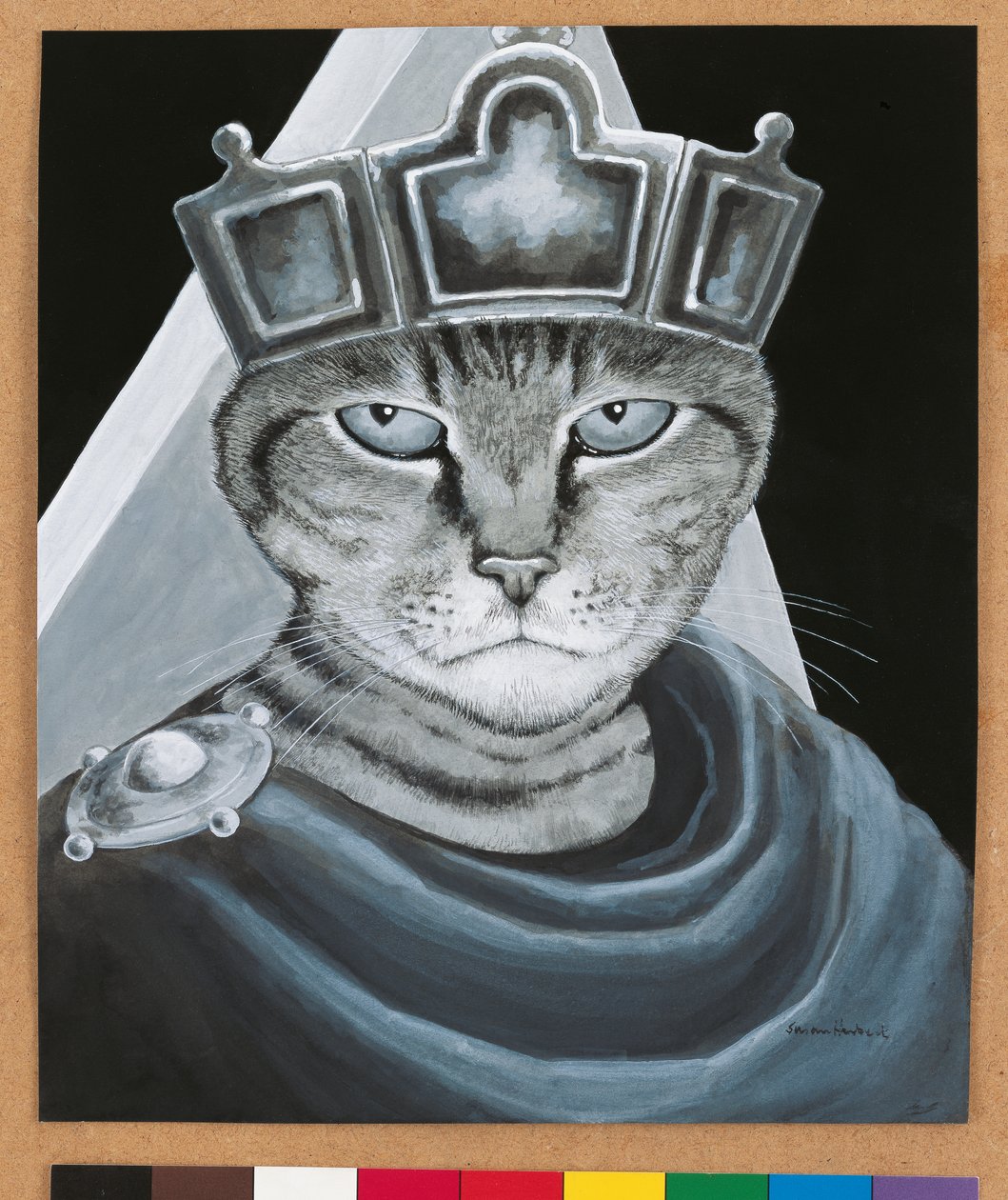 Illusztráció a Cats Galore! A kulturált macskák kompendiuma (kiad. 2015) alkotó: Susan Herbert