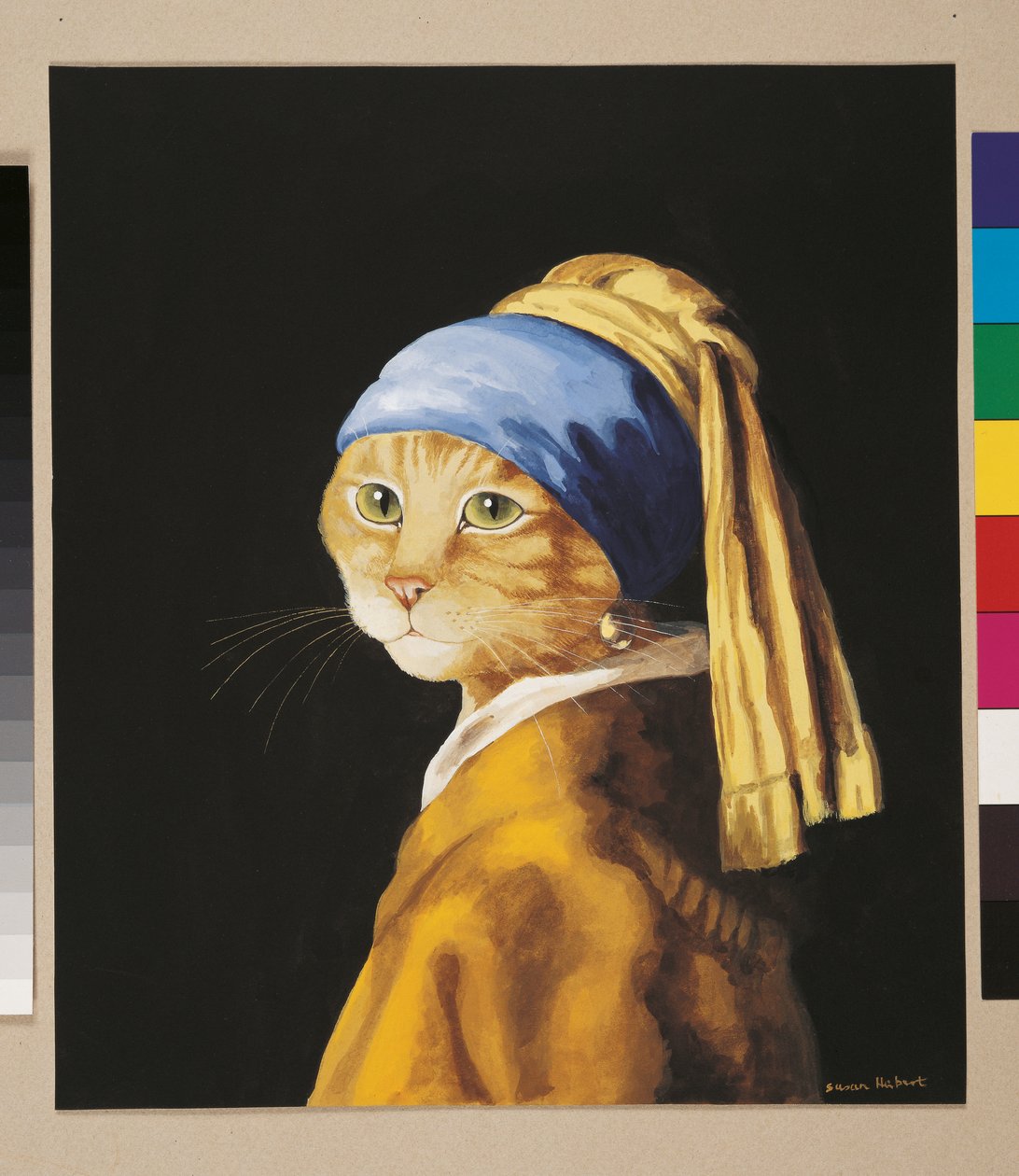 Illusztráció a Cats Galore! A kulturált macskák kompendiuma (kiad. 2015) alkotó: Susan Herbert