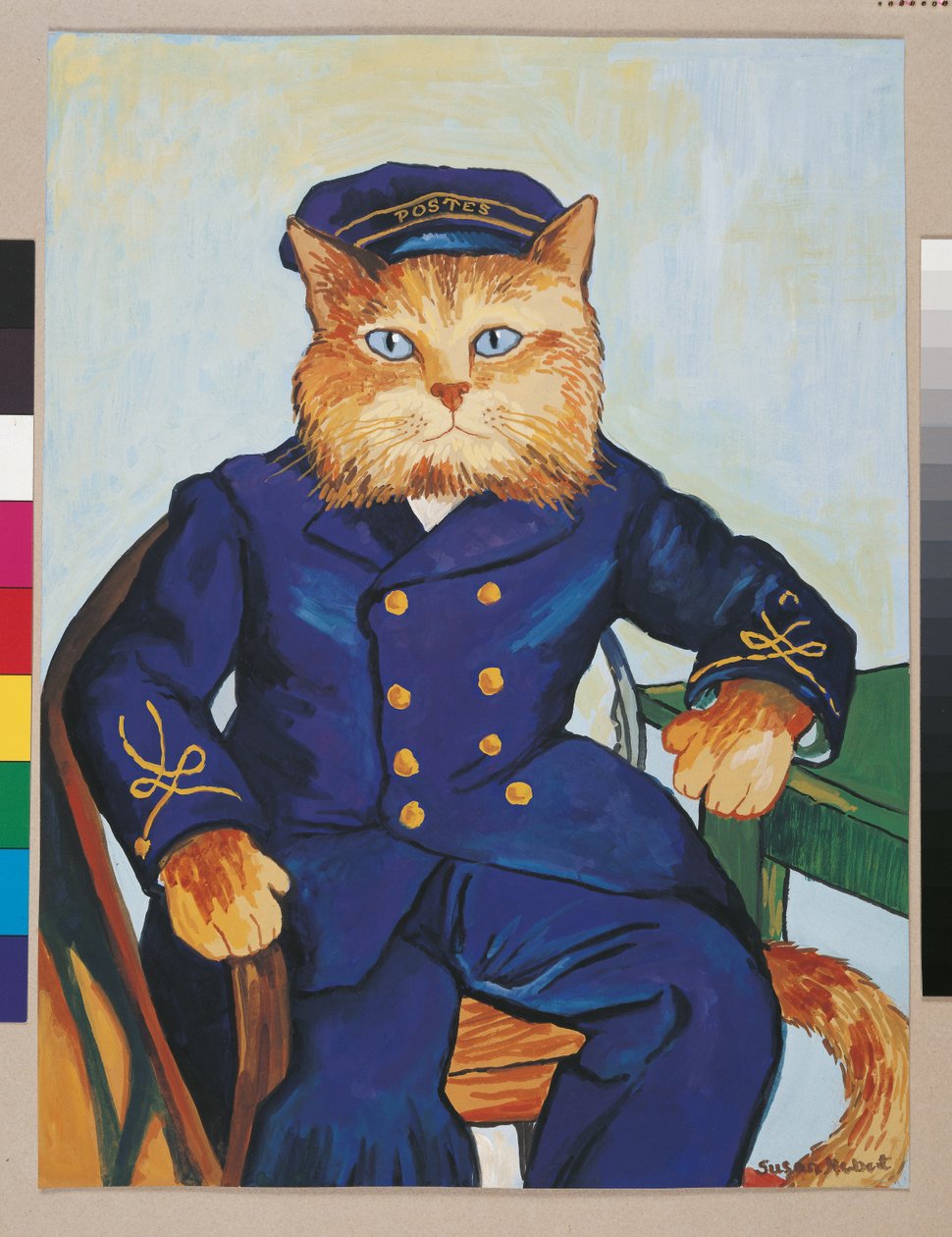 Illusztráció a Cats Galore! A kulturált macskák kompendiuma (kiad. 2015) alkotó: Susan Herbert