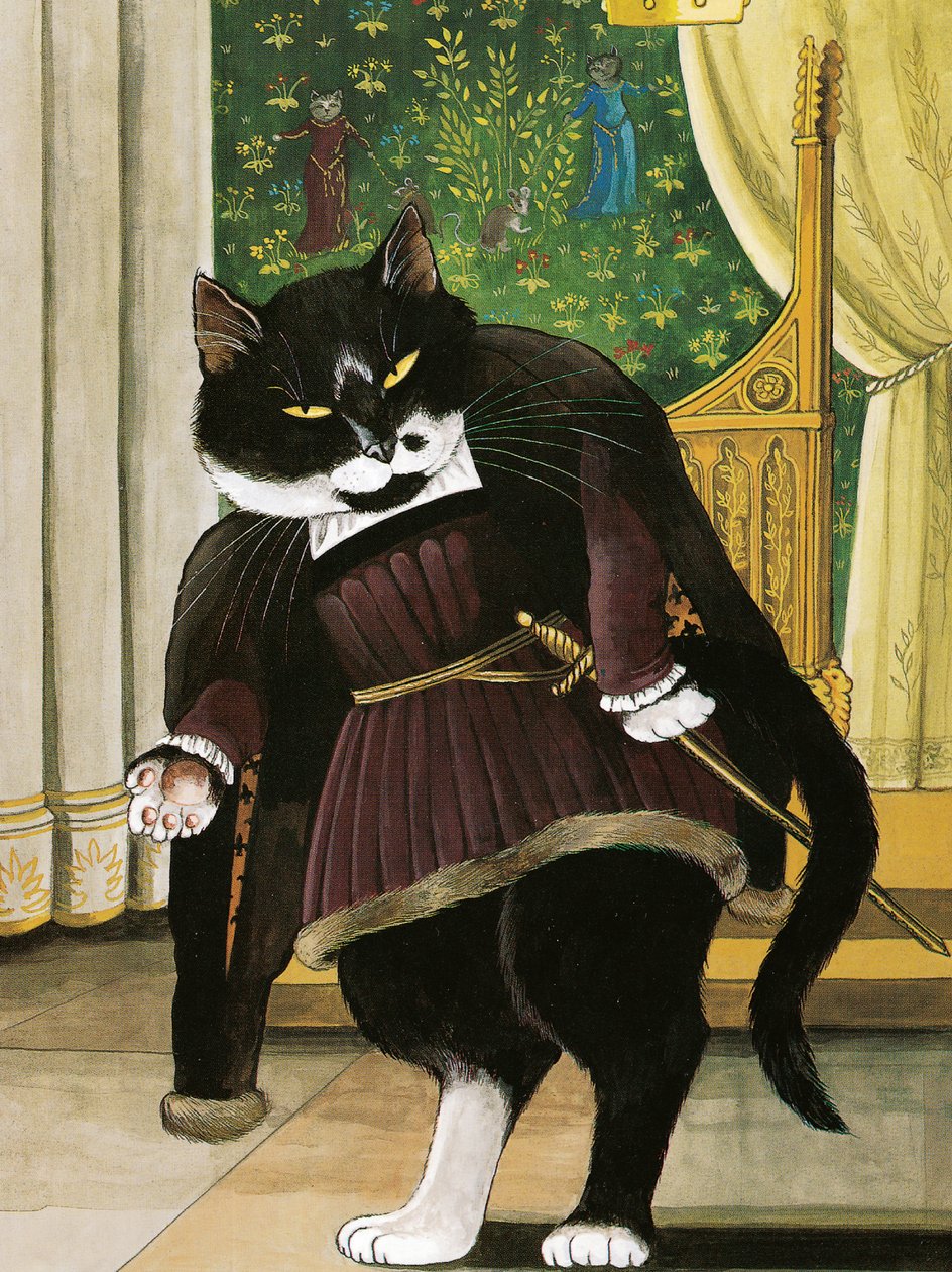 Illusztráció a Shakespeare Macskákból: Poster Book (pub. 2016) alkotó: Susan Herbert