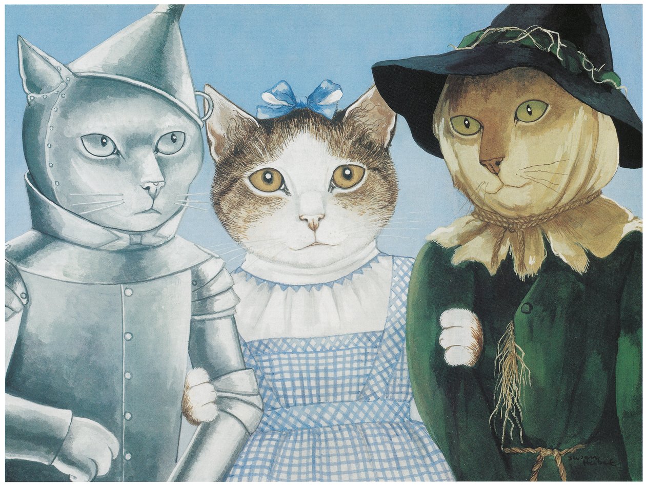 Illusztráció a Macskák című filmből (kiad. 2006) alkotó: Susan Herbert