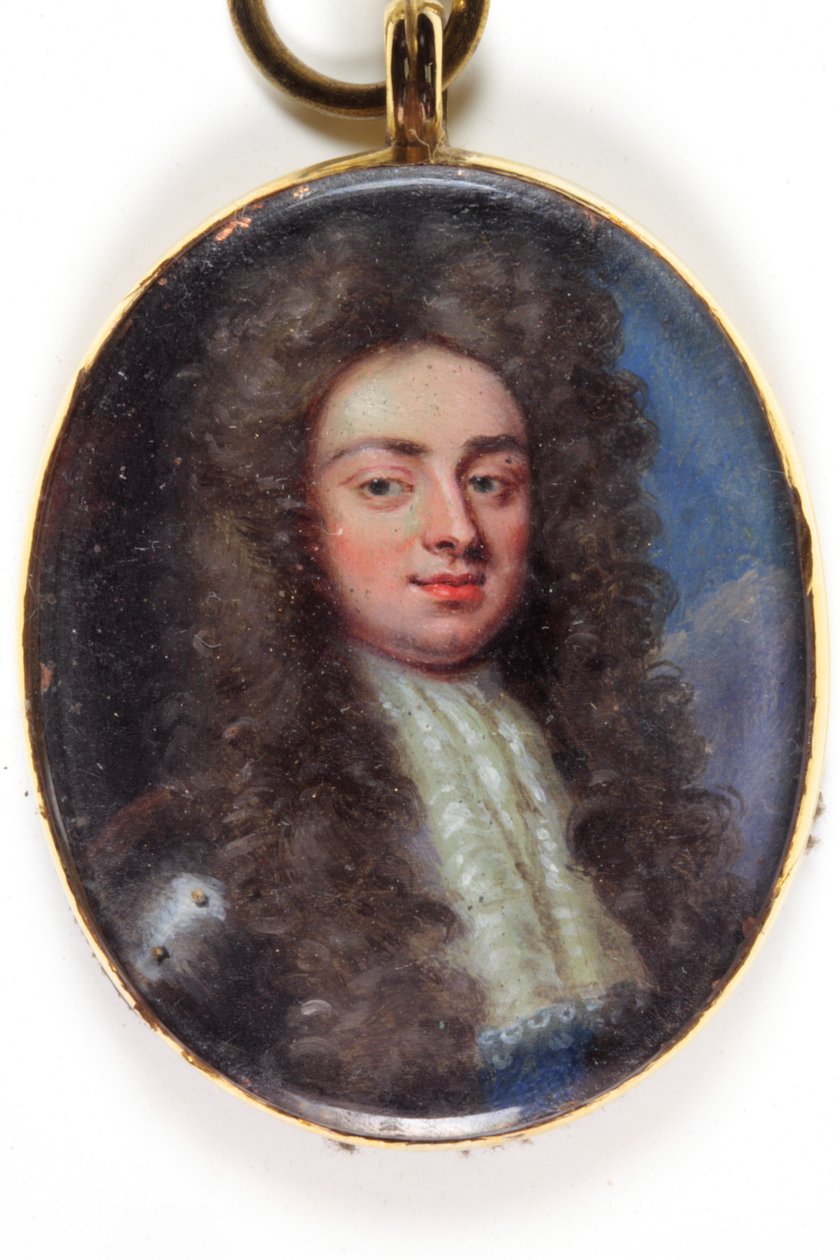 John Holles, Newcastle hercege (akvarell elefántcsonton) alkotó: Susan Penelope Gibson