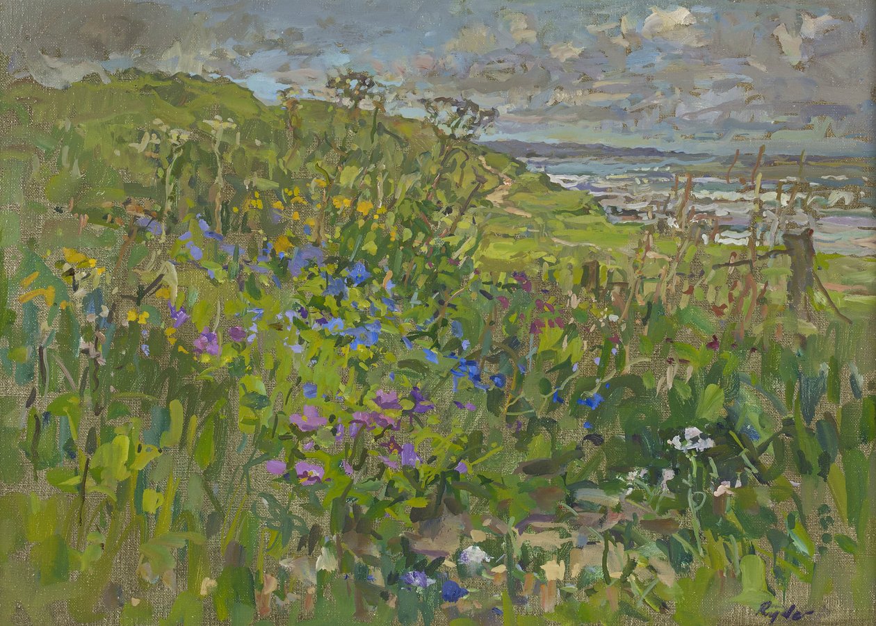 Headland Flowers Berwick közelében alkotó: Susan Ryder