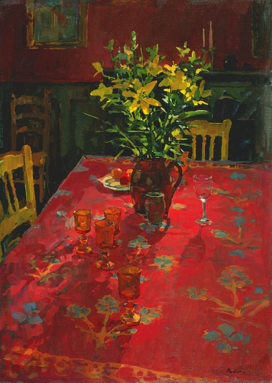 Sárga liliom alkotó: Susan Ryder