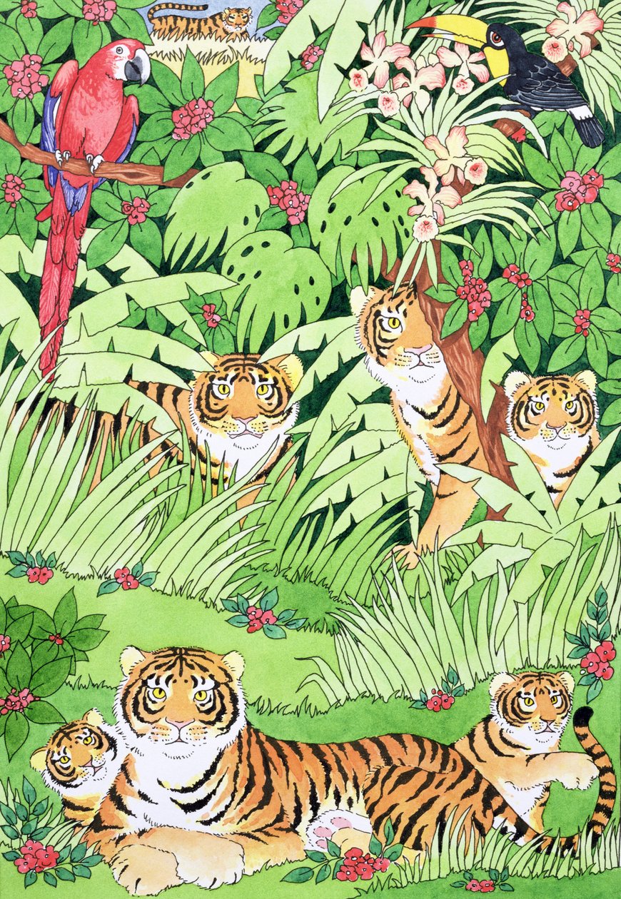 Tigris dzsungel alkotó: Suzanne Bailey