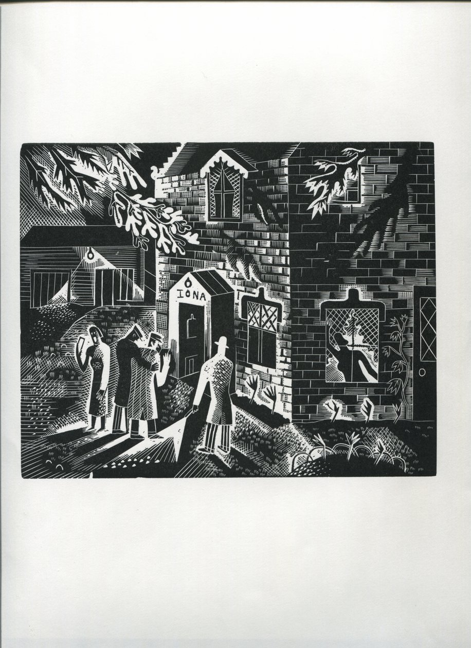 The Carol Singers (fametszet) alkotó: Suzanne Cooper
