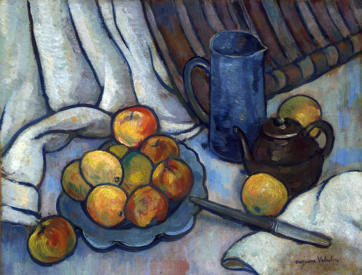 Alma, teáskanna és kancsó - Peinture de Suzanne Valadon (1865-1938), kb 1919 - Olaj, vászon, 50,4x65,4 - Magángyűjtemény alkotó: Suzanne Valadon