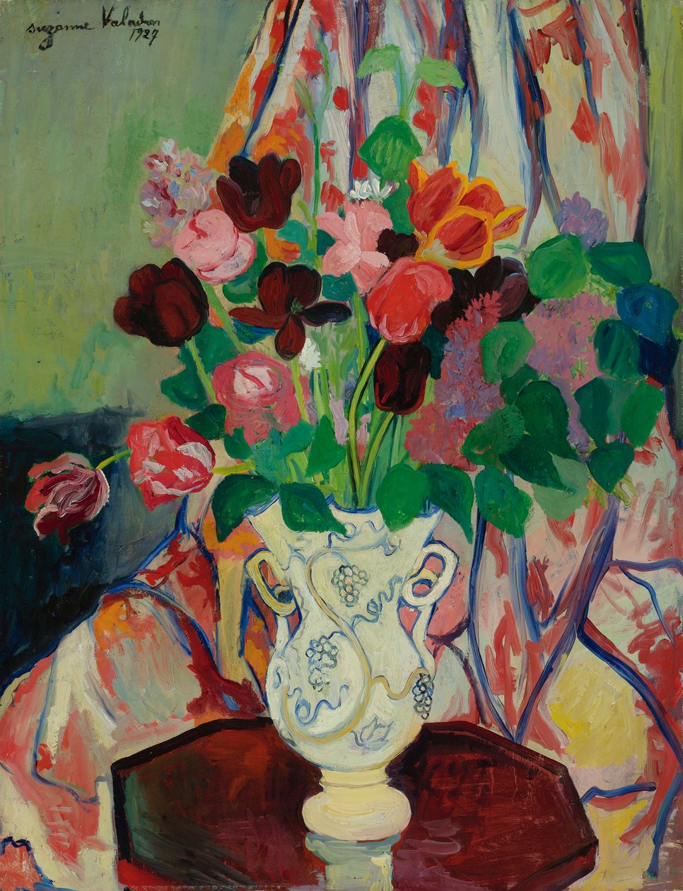 Suzanne Valadon (1865-1938) festménye ""Csokor tulipán" (Tulip Bouquet) alkotó: Suzanne Valadon