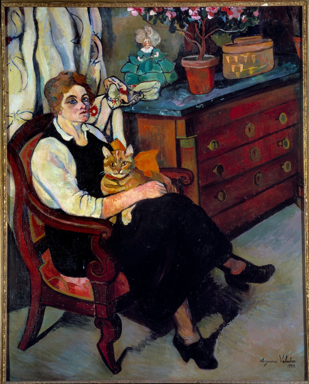 Lily Walton kisasszony Marie-Clementine (Marie Clementine) Valadon festménye, mint Suzanne Valadon (1865-1938) alkotó: Suzanne Valadon