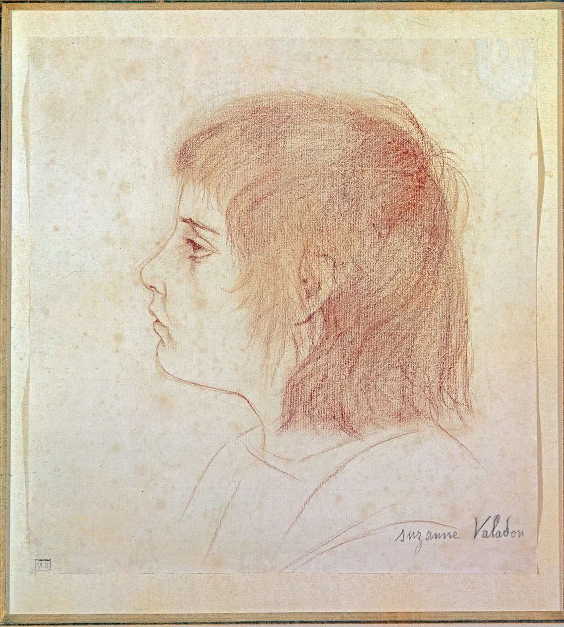 Maurice Utrillo festő portréja gyermekkorában alkotó: Suzanne Valadon