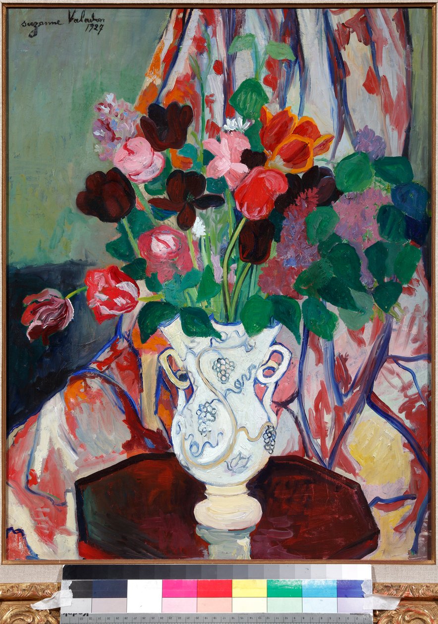 "Váza tulipánokról" (Váza tulipánokkal) Suzanne Valadon (1865-1938) festménye alkotó: Suzanne Valadon