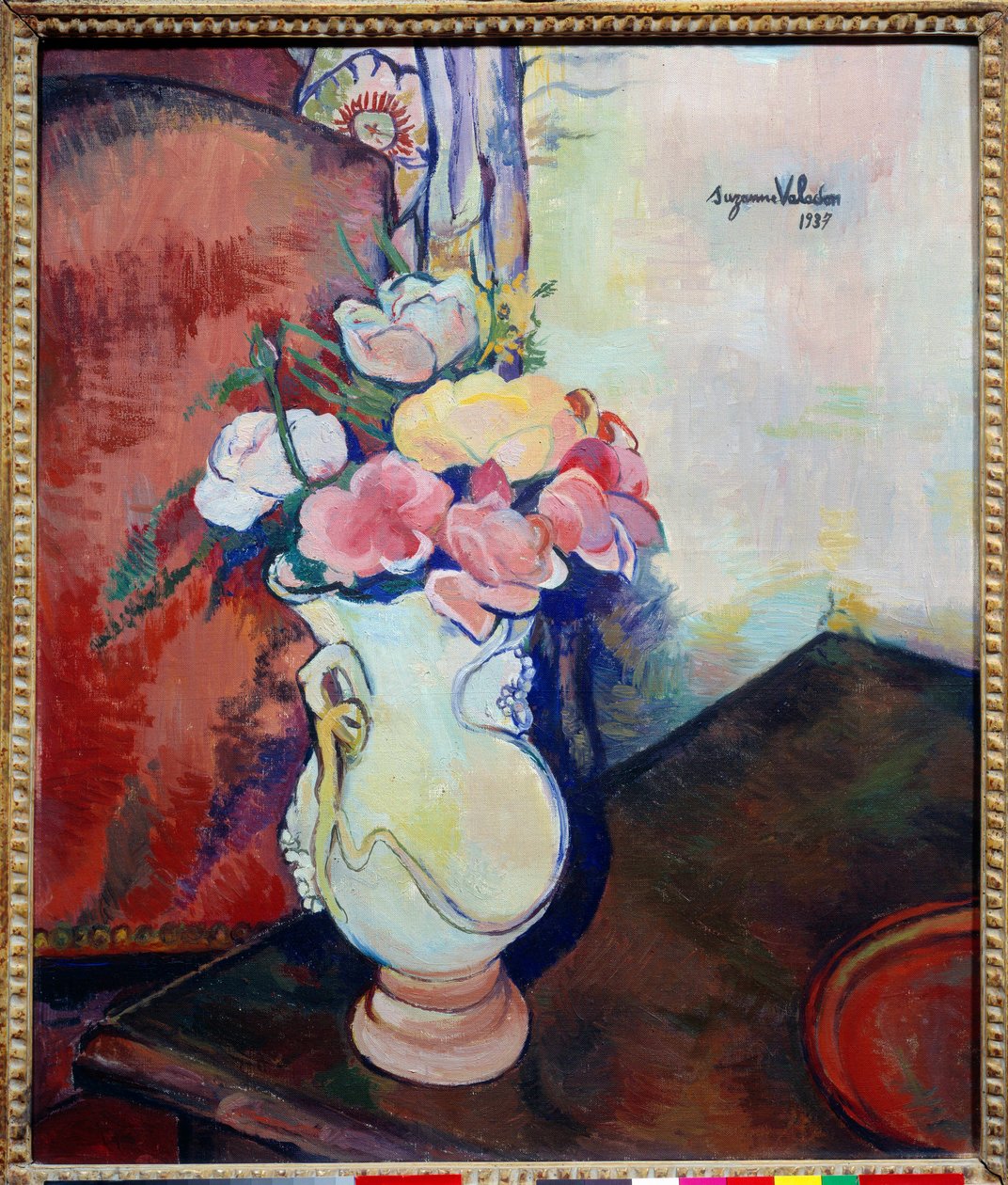 Váza virágokkal. Suzanne Valadon (1865-1938) festménye alkotó: Suzanne Valadon