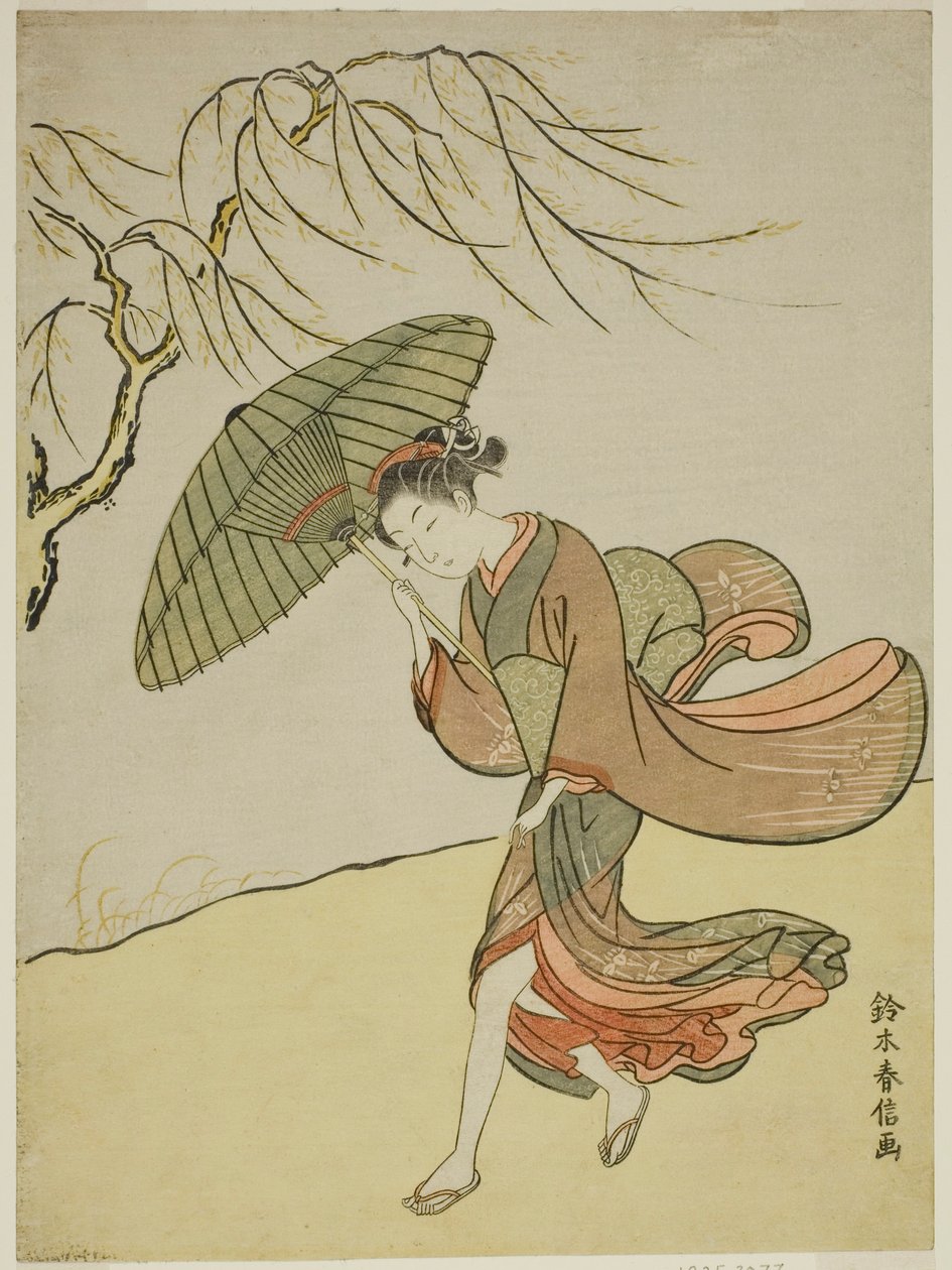 Szeles nap alkotó: Suzuki Harunobu