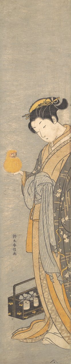 Szépség és szentség, valószínűleg 1770., valószínűleg 1770. alkotó: Suzuki Harunobu